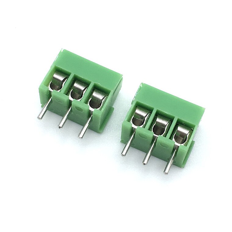 50-Pack 3.5mm Pitch 2-Pin PCB Screw Terminal Blocks – Straight Pin Connectors